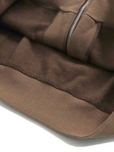 画像5: 【送料無料】INTERBREED WIP FADED ZIP HOODIE FADE BROWN (5)
