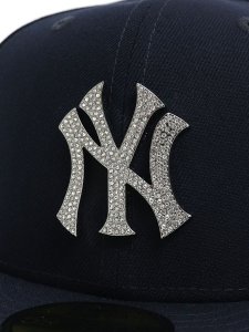 画像6: 【送料無料】NEW ERA 59FIFTY RHINESTONE BADGE YANKEES (6)