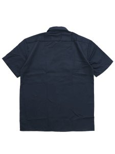 画像2: DICKIES S/S WORK SHIRT-DARK NAVY (2)