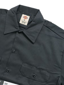 画像3: DICKIES S/S WORK SHIRT-CHARCOAL (3)