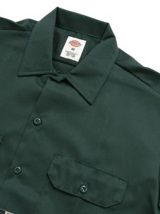 画像3: DICKIES S/S WORK SHIRT-GREEN (3)