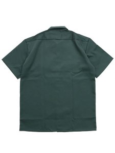 画像2: DICKIES S/S WORK SHIRT-GREEN (2)