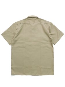 画像2: DICKIES S/S WORK SHIRT-MILITARY KHAKI (2)