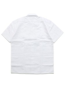 画像2: DICKIES S/S WORK SHIRT-WHITE (2)