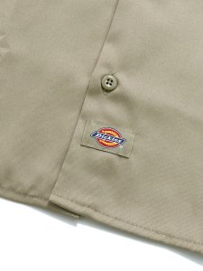 画像4: DICKIES S/S WORK SHIRT-MILITARY KHAKI (4)