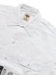 画像3: DICKIES S/S WORK SHIRT-WHITE (3)