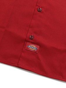 画像4: DICKIES S/S WORK SHIRT-RED (4)