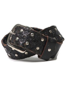 画像1: 【MEGA SALE】TITO LEATHER BELT HAND TOOLING (1)