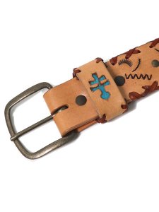 画像2: 【MEGA SALE】TITO LEATHER BELT CROSS (2)