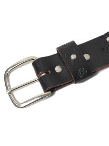 画像2: 【MEGA SALE】TITO LEATHER BELT HAND TOOLING (2)