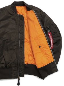画像7: 【送料無料】ALPHA MA-1 FLIGHT JACKET ESPRESSO (7)