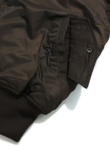 画像5: 【送料無料】ALPHA MA-1 FLIGHT JACKET ESPRESSO (5)