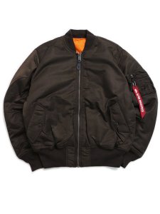 画像1: 【送料無料】ALPHA MA-1 FLIGHT JACKET ESPRESSO (1)