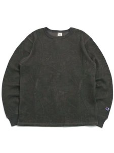 画像1: CHAMPION THERMAL L/S TEE-CHARCOAL (1)