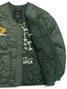 画像7: 【送料無料】ALPHA UNFRM TIGER LINER JACKET (7)