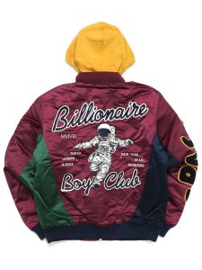 画像2: 【送料無料】BILLIONAIRE BOYS CLUB BB SPACE SUIT CB ZIP OFF HOOD BOMBER JKT (2)
