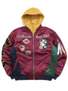 画像1: 【送料無料】BILLIONAIRE BOYS CLUB BB SPACE SUIT CB ZIP OFF HOOD BOMBER JKT (1)