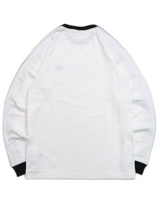 画像2: ADIDAS 3-STRIPES L/S TEE-WHITE (2)