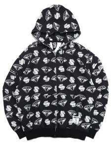 画像1: 【送料無料】MANASTASH BBC EMB LOGO ZIP HOODIE (1)