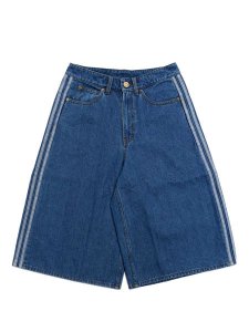 画像1: 【送料無料】ADIDAS WMNS FIREBIRD JORTS DENIM-MD VINTAGE DNM (1)