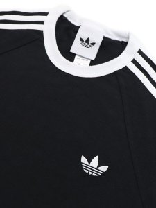 画像3: ADIDAS 3-STRIPES L/S TEE-BLACK (3)