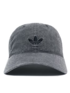 画像2: ADIDAS BASEBALL CAP WASHED-UTILITY BLACK (2)