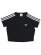 画像1: ADIDAS WMNS 3-STRIPES BABY TEE-BLACK/BLACK/WHITE (1)