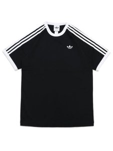 画像1: ADIDAS 3-STRIPES TEE-BLACK (1)