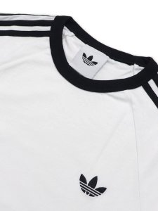 画像3: ADIDAS 3-STRIPES L/S TEE-WHITE (3)