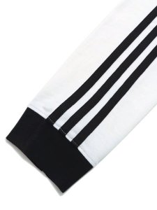 画像4: ADIDAS 3-STRIPES L/S TEE-WHITE (4)