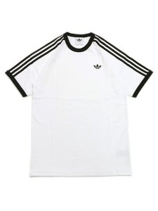 画像1: ADIDAS 3-STRIPES TEE-WHITE (1)