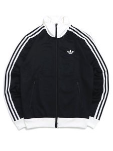 画像1: 【送料無料】ADIDAS CLASSIC TRACK TOP-BLACK (1)