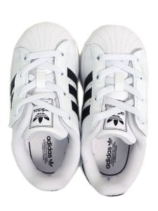 画像6: 【KIDS】ADIDAS SST II CF EL I CLOUD WHITE/CORE BLACK (6)