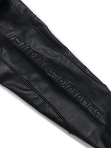 画像8: 【送料無料】FUBU FAUX LEATHER JACKET BLACK (8)