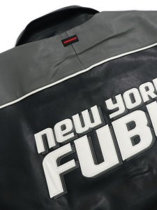 画像6: 【送料無料】FUBU FAUX LEATHER JACKET GRAY (6)
