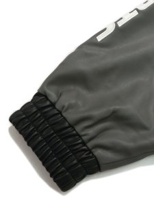 画像10: 【送料無料】FUBU FAUX LEATHER JACKET GRAY (10)