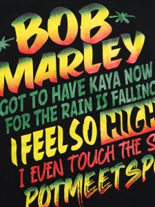 画像4: POT MEETS POP I FEEL SO HIGH LS TEE BLACK (4)