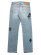画像2: 【送料無料】ADVANCE LEVIS 501 CROSS LEATHER LT BLUE BLACK (2)