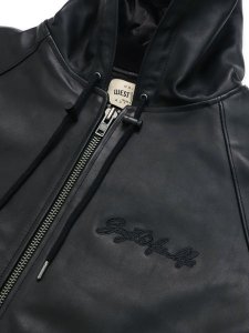 画像3: 【送料無料】WEST WEAR GFL LOGO LEATHER WORK JACKET (3)