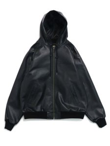 画像2: 【送料無料】WEST WEAR ES LOGO LEATHER WORK JACKET (2)