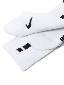 画像3: NIKE ELITE CUSH CREW 1PR-WHITE/BLACK/BLACK (3)