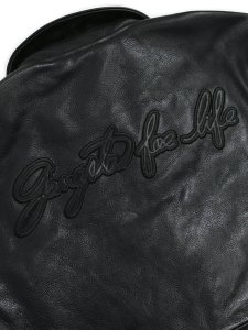 画像4: 【送料無料】WEST WEAR GFL SCRIPT LOGO LEATHER COACH JACKET (4)