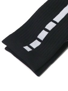 画像2: NIKE ELITE CUSH CREW 1PR-BLACK/WHITE/WHITE (2)