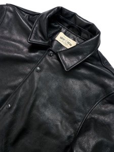 画像3: 【送料無料】WEST WEAR GFL SCRIPT LOGO LEATHER COACH JACKET (3)
