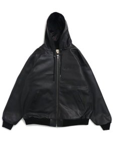 画像2: 【送料無料】WEST WEAR GFL LOGO LEATHER WORK JACKET (2)