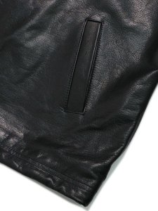 画像5: 【送料無料】WEST WEAR ES SCRIPT LOGO LEATHER COACH JACKET (5)