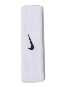画像2: NIKE SWOOSH CLASSIC HEAD BAND-WHITE/BLACK (2)