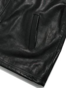 画像5: 【送料無料】WEST WEAR GFL SCRIPT LOGO LEATHER COACH JACKET (5)