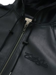 画像3: 【送料無料】WEST WEAR ES LOGO LEATHER WORK JACKET (3)