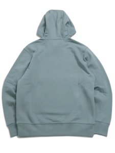 画像2: 【送料無料】C.P.COMPANY DIAGONAL RAISED FLC HOOD LENS SILVER BLUE (2)